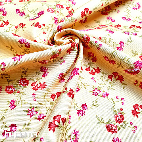 Tissu décoratif RÓMULO YELLOW MINI FLOWER