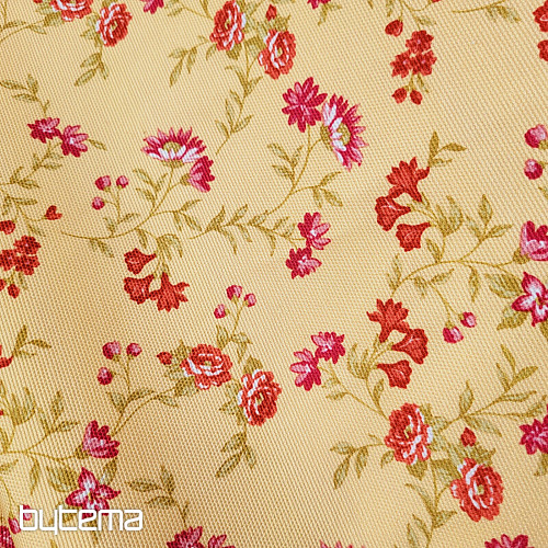 Tissu décoratif RÓMULO YELLOW MINI FLOWER