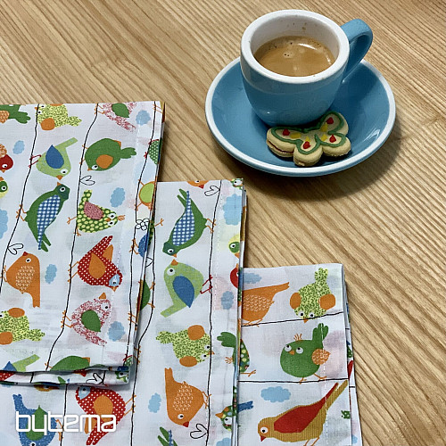Set de table OISEAUX COLORÉS