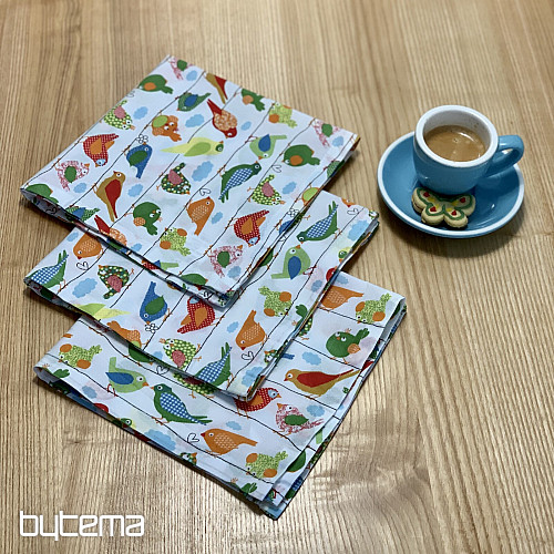 Set de table OISEAUX COLORÉS