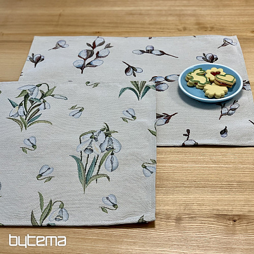 Set de table en tapisserie PERCE-NEIGE
