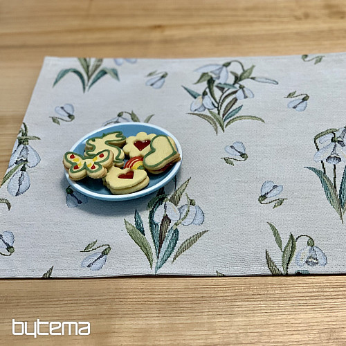 Set de table en tapisserie PERCE-NEIGE
