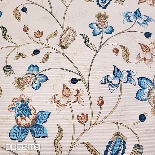 Tissu décoratif DAKOTA BLUE SMALL FLOWERS