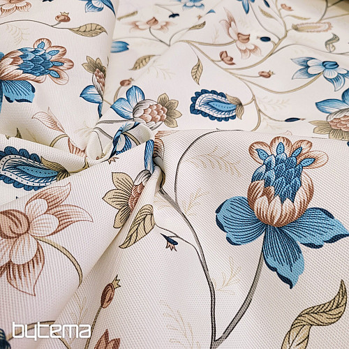 Tissu décoratif DAKOTA BLUE SMALL FLOWERS