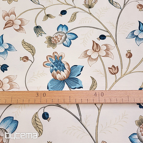 Tissu décoratif DAKOTA BLUE SMALL FLOWERS