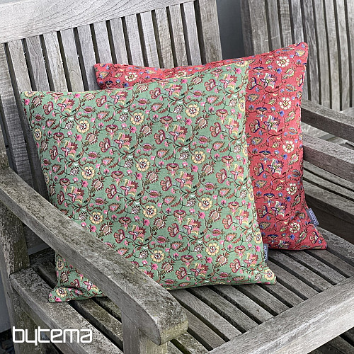 Housse de coussin tapisserie MALVARROSA ROUGE