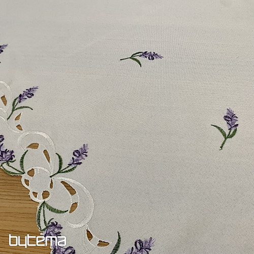 Nappe brodée LAVANDE