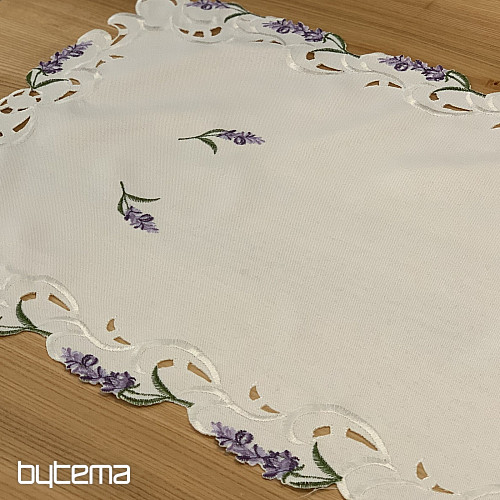Nappe brodée LAVANDE