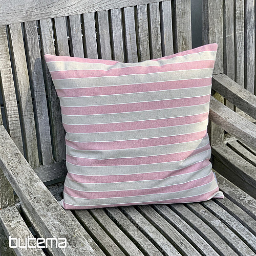 Taie d&#39;oreiller décorative TREBOL PINK STRIPES