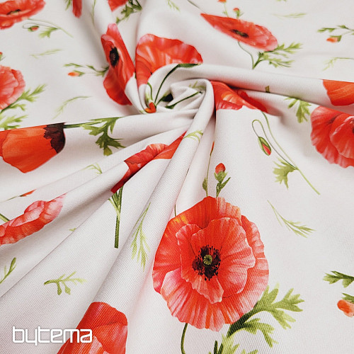 Tissu décoratif COQUELICOTS