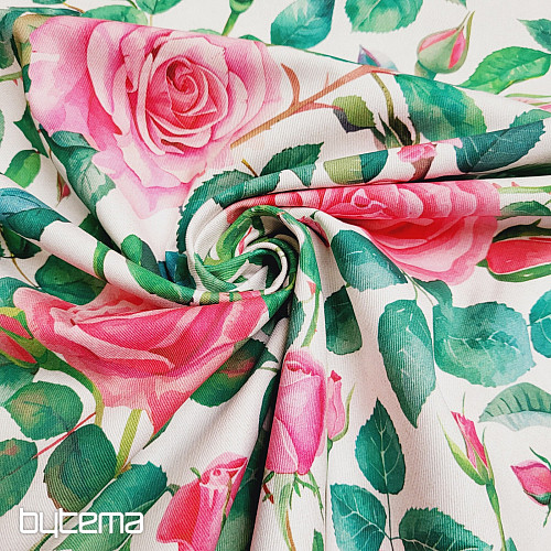 Tissu décoratif ROSE HOPE