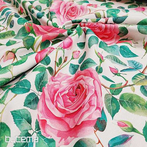 Tissu décoratif ROSE HOPE