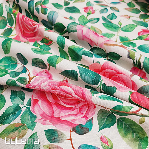 Tissu décoratif ROSE HOPE