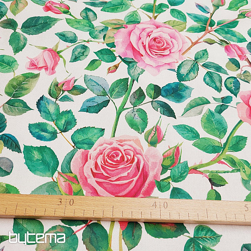 Tissu décoratif ROSE HOPE