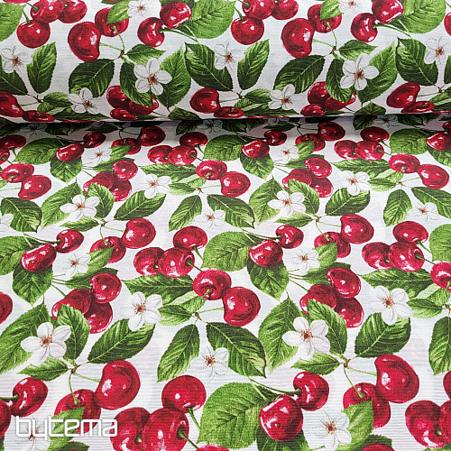 Tissu décoratif CERISES