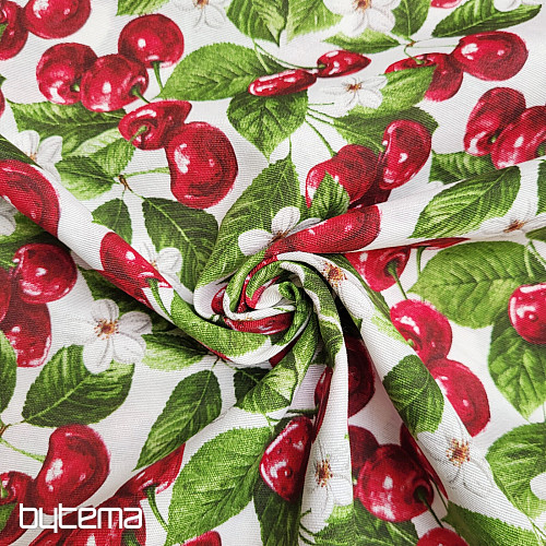 Tissu décoratif CERISES