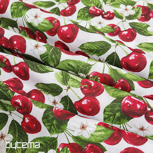 Tissu décoratif CERISES