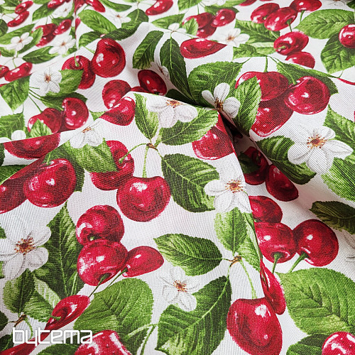 Tissu décoratif CERISES