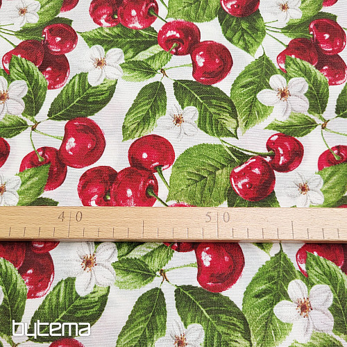 Tissu décoratif CERISES