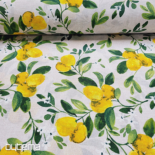 Tissu décoratif CITRONNIER