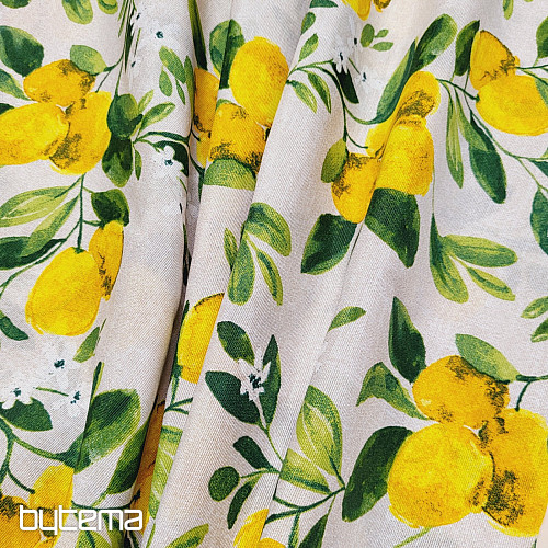 Tissu décoratif CITRONNIER