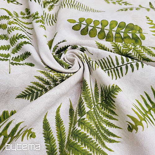 Tissu décoratif VERT FOUGÈRE