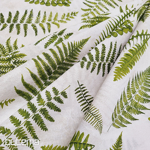 Tissu décoratif VERT FOUGÈRE