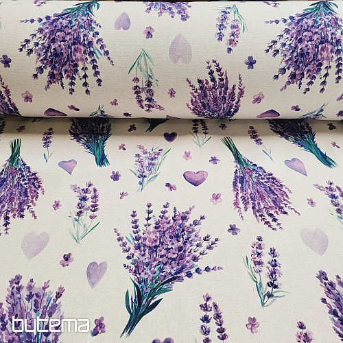 Tissu décoratif LAVANDE MAXI