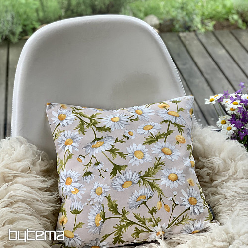 Taie d'oreiller décorative MARGUERITES