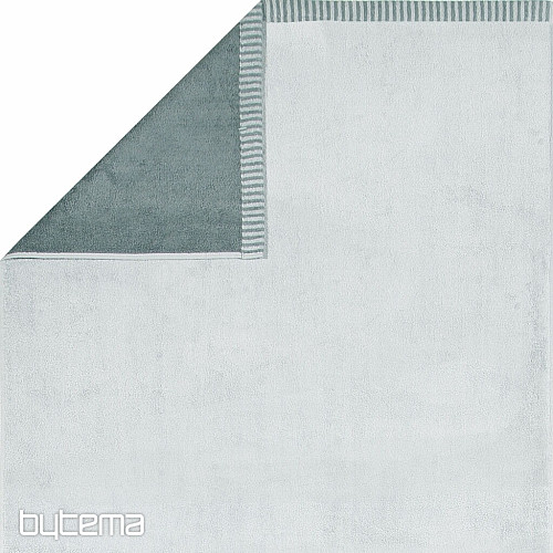 SERVIETTE DE SAUNA BEN GRIS-BLANC