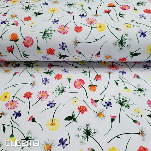 Tissu décoratif MINI FLEURS