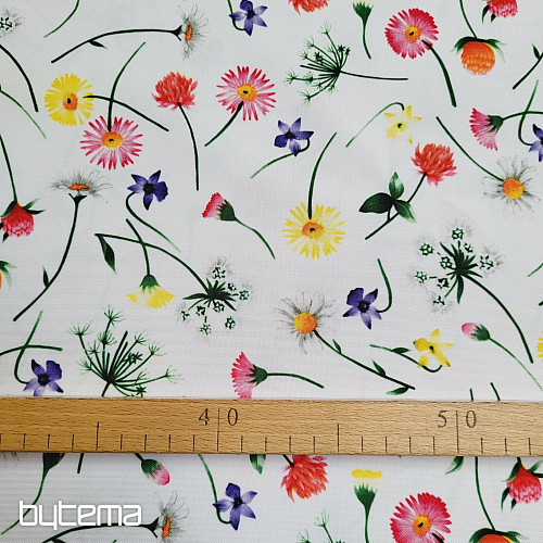 Tissu décoratif MINI FLEURS