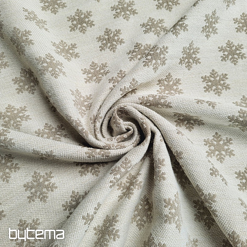 Tissu décoratif luxueux FLAKES GREEN