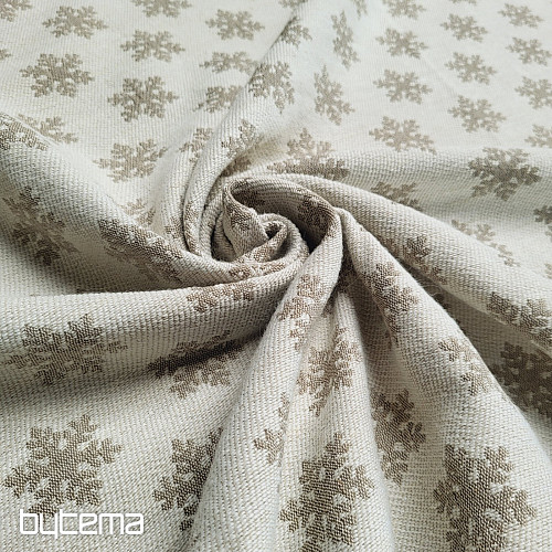 Tissu décoratif luxueux FLAKES GREEN