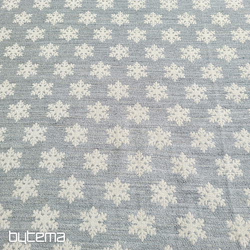 Tissu décoratif luxueux FLAKES GREY