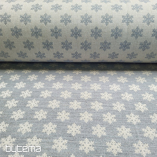 Tissu décoratif luxueux FLAKES GREY