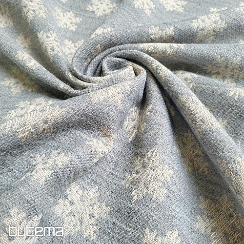 Tissu décoratif luxueux FLAKES GREY