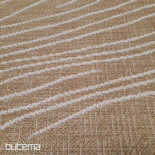 Tapis d'extérieur Essenza marron-blanc