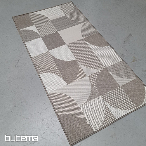 Tapis d'extérieur Duce, gris-beige