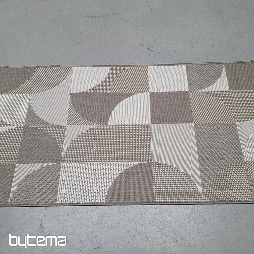 Tapis d'extérieur Duce, gris-beige