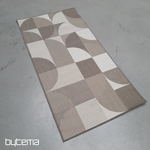 Tapis d'extérieur Duce, gris-beige
