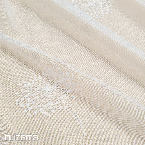 Rideau jacquard CHMÝŘÍ blanc