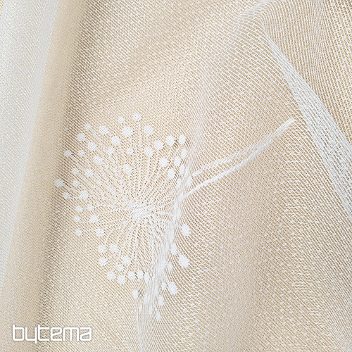 Rideau jacquard CHMÝŘÍ blanc