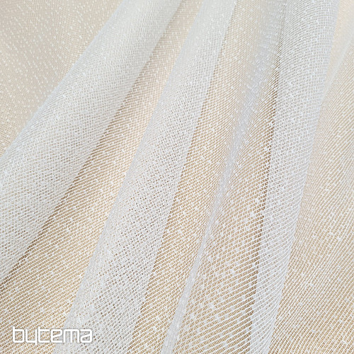 Rideau jacquard DOTS blanc