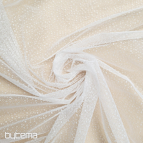 Rideau jacquard DOTS blanc