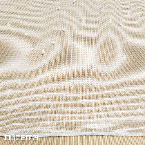 Rideau jacquard DROP blanc