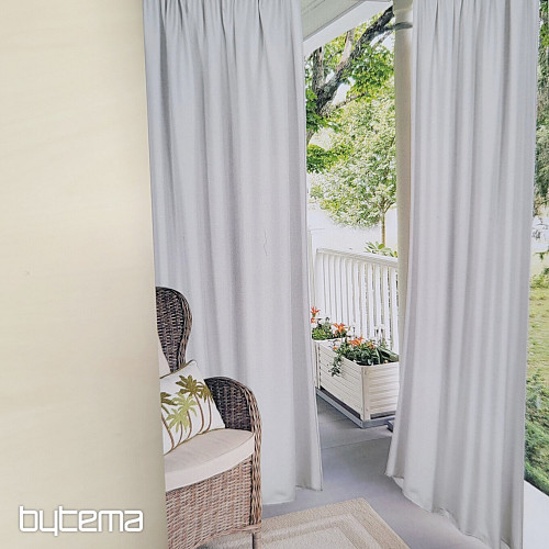 Rideau décoratif d'extérieur GAIA GRIS