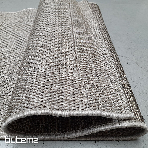 Tapis d'extérieur Grace in-out marron-gris