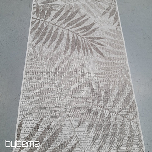 Tapis d'extérieur Duce in-out fleurs marron