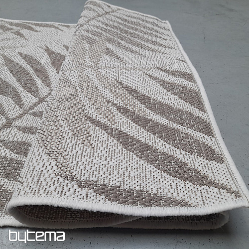 Tapis d'extérieur Duce in-out fleurs marron